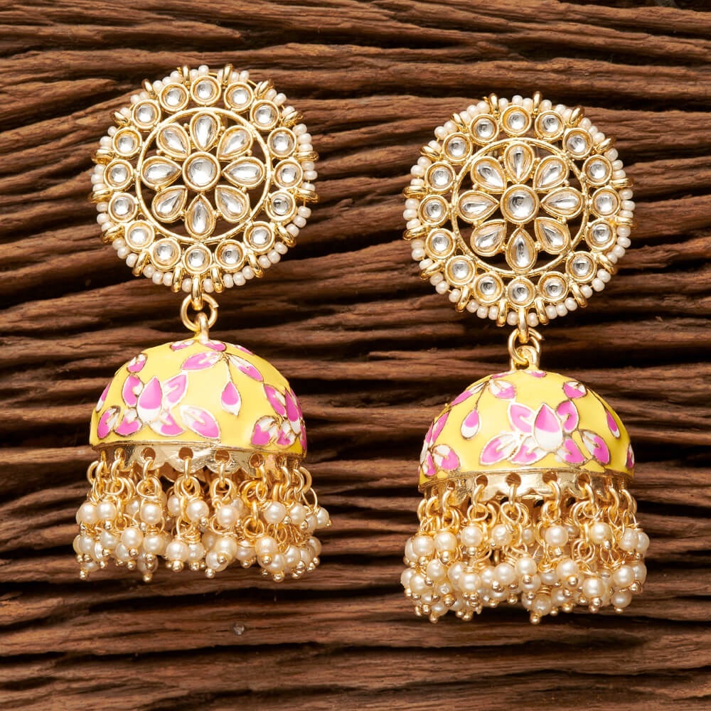 Meenakari Jhumka & Chandbali